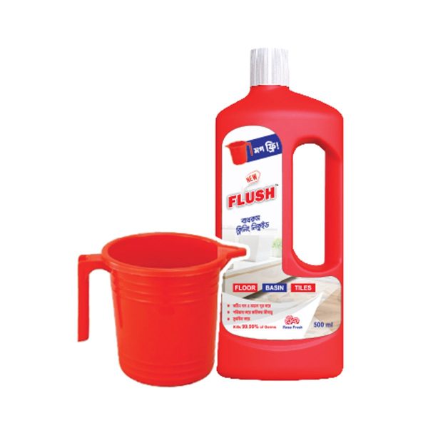 FLUSH PERFUMED TOILET CLEANER (CITRUS FRESH)-500ml